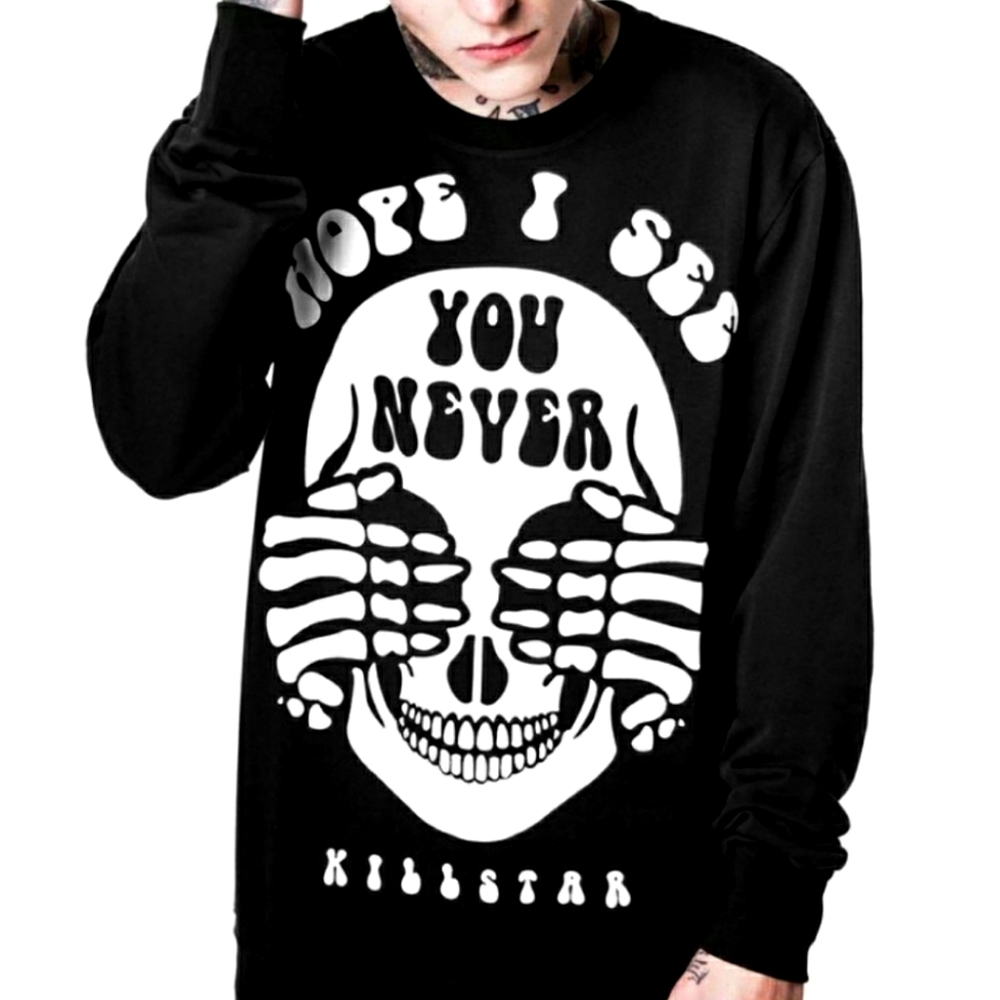 NWT! Killstar Hope I See You Never Sweatshirt Rare